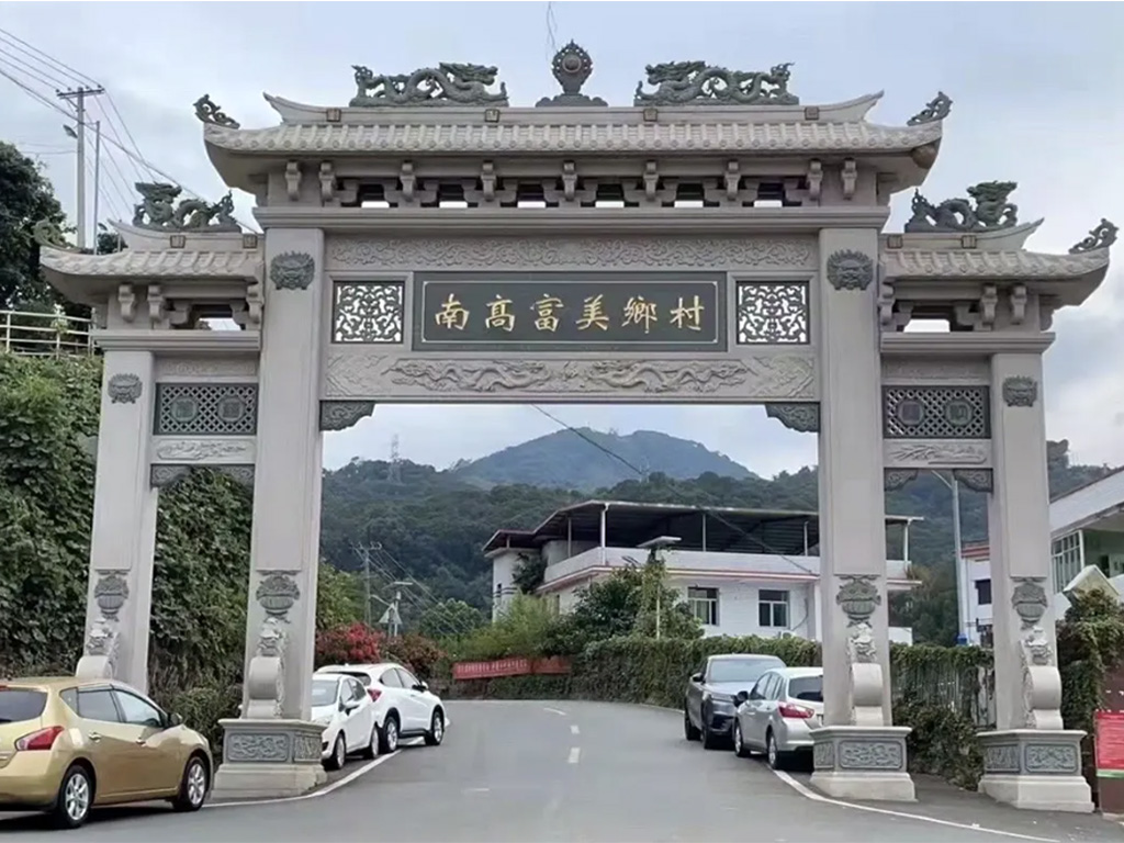 仿古牌坊牌坊價格，大門牌坊，水泥斗拱模具工程有限公司